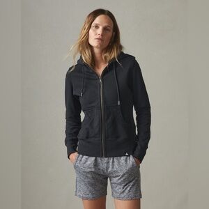 American Giant Black Zip Hoodie Jacket